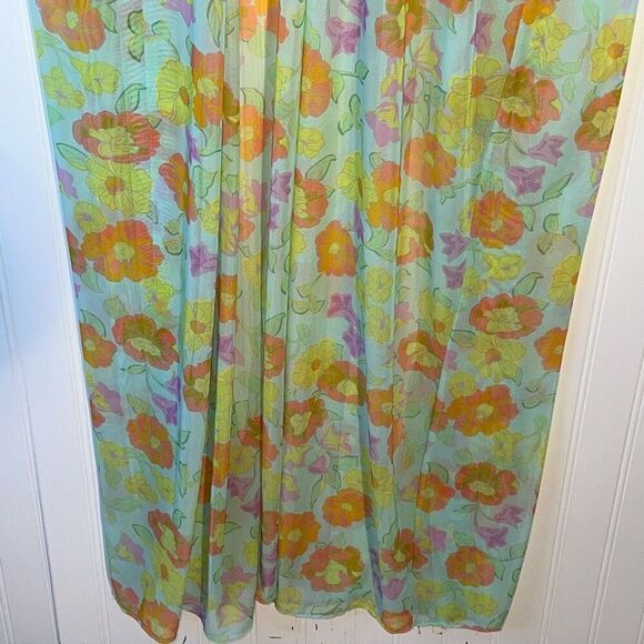 Savage x Fenty Free Spirit Floral Mesh Sheer Full Length Robe Women’s Size 2X/3X - Picture 9 of 9